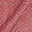 Gaji Sugar Coral Colour Geometric Print Fabric 9508JC