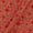 Cotton Peach Orange Colour Floral Jaal Print Fabric Online 9522AA3