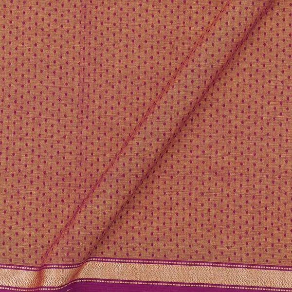 South Cotton Apricot Orange Two Tone Two Side Gold Border 40 Inches Width Fabric freeshipping - SourceItRight