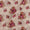 Buy Mulmul Type Cotton Beige Cream Colour Floral Butta Print Fabric 9546F Online