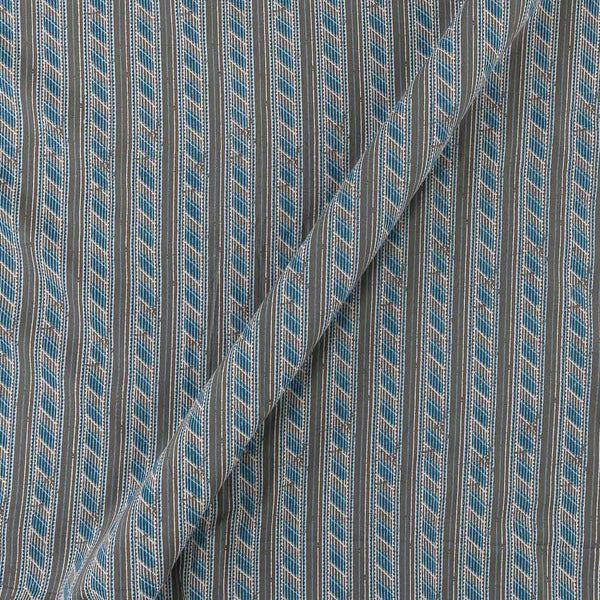 Cotton Grey Colour Geometric Print Fabric Online 9549BO