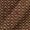 Cotton Ginger Brown Colour Chevron Print Fabric Online 9562Q 