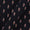 Buy Cotton Barmer Ajrakh Black Colour Paisley Block Print Fabric Online 9567CU