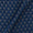 Cotton Barmer Ajrakh Blue Colour Floral Butta Print Fabric Online 9567DJ