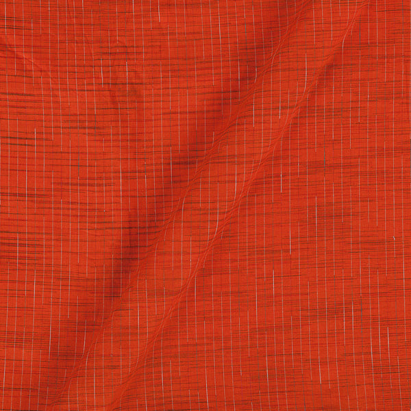 Slub Cotton Saffron Orange Colour 43 Inches Width Tie & Dye Effect Fabric freeshipping - SourceItRight