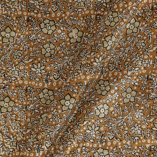 Bagru Vegetable Hand Block Print Mustard Olive Colour 45 Inches Width Mashru Gaji Fabric freeshipping - SourceItRight
