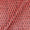 Mashru Gaji Coral Colour Leaves Block Print Fabric Online 9582BX