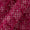 Premium Floral Jaal Prints on Fuchsia Pink Colour Upscaled Slub Cotton Fabric Online 9589O5