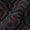 Buy Mono Chanderi Dark Grey Colour Self Geometric Design Fabric Online 9623K