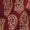 Buy Cotton Maroon Colour Paisley Print Kantha Doriya Fabric 9625BA Online