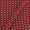 Buy Cotton Cherry Red Colour Geometric Print Kantha Doriya Fabric Online 9625BU