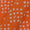 Cotton Orange Colour 43 Inches Width Brasso Effect Wax Batik Fabric freeshipping - SourceItRight
