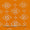 Cotton Golden Orange Colour Brasso Effect Wax Batik Fabric 9658GU Online