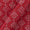 Cotton Coral Red Colour Brasso Effect Geometric Wax Batik Fabric Online 9658JB