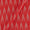 Buy Cotton Poppy Red Colour Woven Ikat Type Fabric 9681AU Online