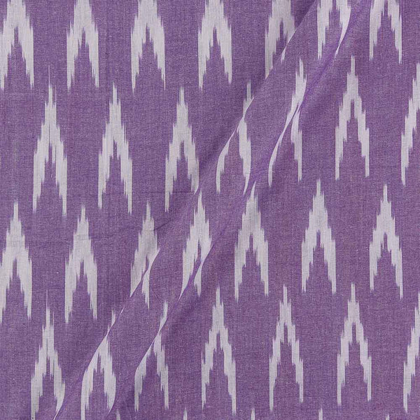 Cotton Purple Cross Tone [Deep Purple X White] Woven Ikat Type Fabric Online 9681F