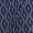 Cotton Blue Cross Tone [Navy Blue X Black] Woven Ikat Type Fabric Online 9681KC