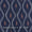 Cotton Blue Cross Tone [Navy Blue X Black] Woven Ikat Type Fabric Online 9681KC