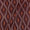 Cotton Maroon X Black Cross Tone Woven Ikat Type Fabric Online 9681KE