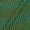 Cotton Green X Black Cross Tone Woven Ikat Type Fabric Online 9681KN