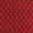 Assam Silk Feel Crimson Red Colour Floral Block Print Viscose Fabric 9695AM