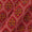Assam Silk Feel Poppy Red Colour Floral Butta Print Viscose Fabric Online 9695AY