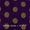 Gaji Kasab Floral Butta Imperial Purple Colour Fabric Online 9712AL