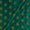 Buy Kasab Floral Butta Patan Gaji Peacock Green Colour Fabric Online 9712BV 