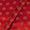 Gaji Kasab Floral Butta Poppy Red Colour Fabric Online 9712EX