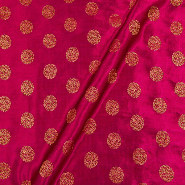 Buy Gaji Kasab Mughal Butta Crimson Pink Colour Fabric Online 9712GP