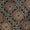 Ajarakh Cotton Carbon Colour Natural Dye Block Print Fabric freeshipping - SourceItRight