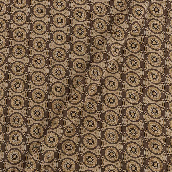Viscose Georgette Beige Brown Colour Dyed Fabric - SourceItRight