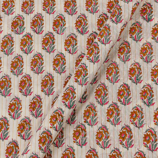 Buy Soft Cotton Off White Colour Small Butti Print Fabric Online 9725CL -  SourceItRight