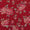 Flex Cotton Red Colour Floral Print Fabric Online 9732S