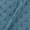 Chanderi Feel Cadet Blue Colour Quirky Print Fancy Fabric Online 9749K