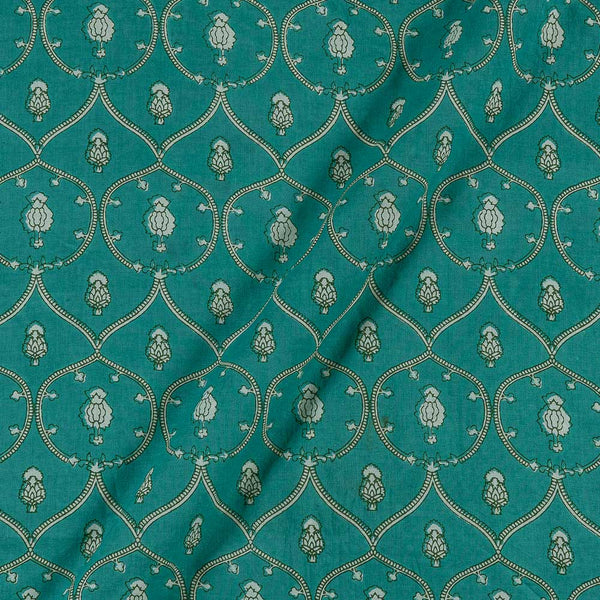 Cotton Fountain Blue Colour 42 Inches Width Geometric Print Fabric freeshipping - SourceItRight