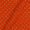 Cotton Satin Tangerine Orange Colour 40 inches Width Ek Bundi  Bandhani Fabric freeshipping - SourceItRight