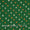 Cotton Satin Leaves Green Colour Bandhani Fabric 9828W Online