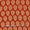 Buy Kantha Theme Brick Orange Colour Floral Print Cotton Fabric Online 9842U