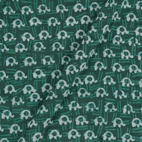 Mul Cotton Charcoal Green Colour 43 Inches Width Tortoise Motif Print Dabu Fabric freeshipping - SourceItRight