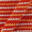 Dabu Cotton Poppy Orange Colour Geometric Batik Block Print Fabric Online 9888FG