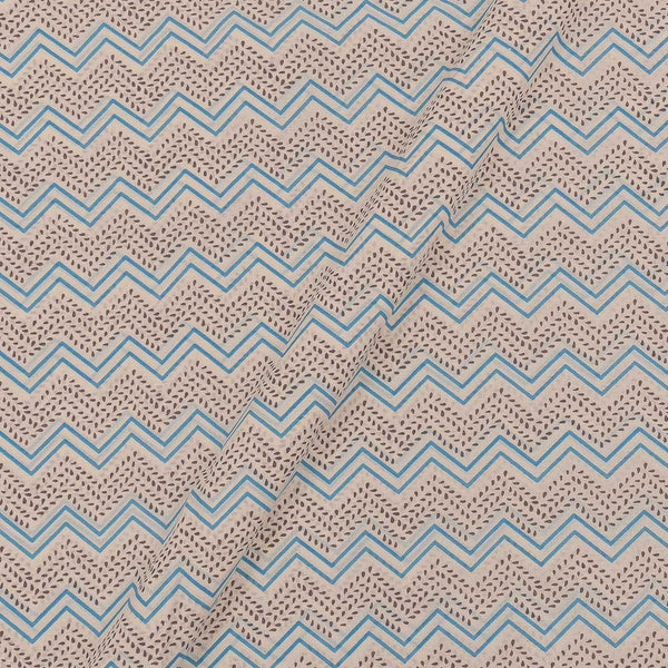 Cottton Off White Colour Chevron Print 43 Inches Width Fabric freeshipping - SourceItRight