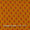Mustard Colour Floral Block Gold Print On Premium Cotton Satin Fabric Online 9913K
