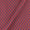 Carrot Pink Colour Floral Block Gold Print On Premium Cotton Satin Fabric Online 9913M