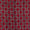 Buy Mul Cotton Red Gey Colour Geometric Block Print Fabric 9914D Online