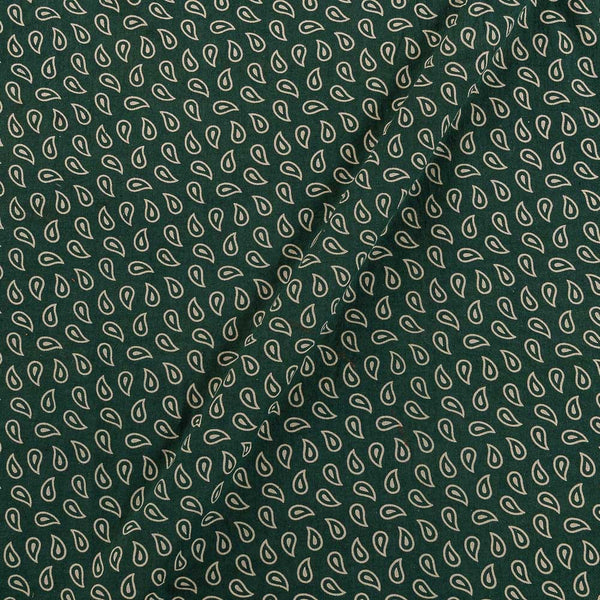 Cotton Green Colour Leaves Print 46 Inches Width Gamathi Fabric freeshipping - SourceItRight