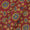 Cotton Maroon Red Colour Ajrakh Inspired 42 Inches Width Fabric freeshipping - SourceItRight