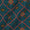 Buy Flex Cotton Teal Colour Geometric Pattern Fabric Online 9929BR