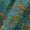 Soft Cotton Cambridge Blue Colour Floral Jaal Print Fabric Online 9934EI