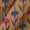 Soft Cotton Dark Beige Colour Floral Print Fabric Online 9934EV